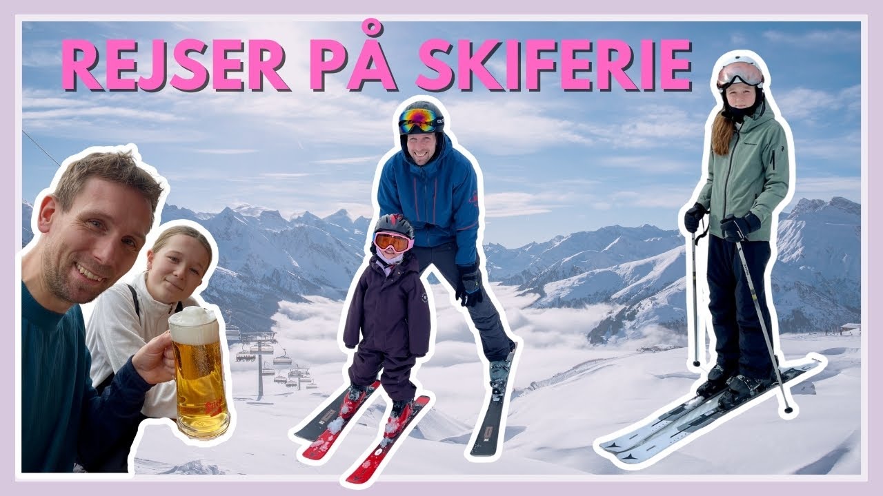 VI REJSER PÅ SKIFERIE🚆⛷️🏔️ Togrejsen, lejlighedstour og den første dag på ski│LOUISE SOPHIA♡