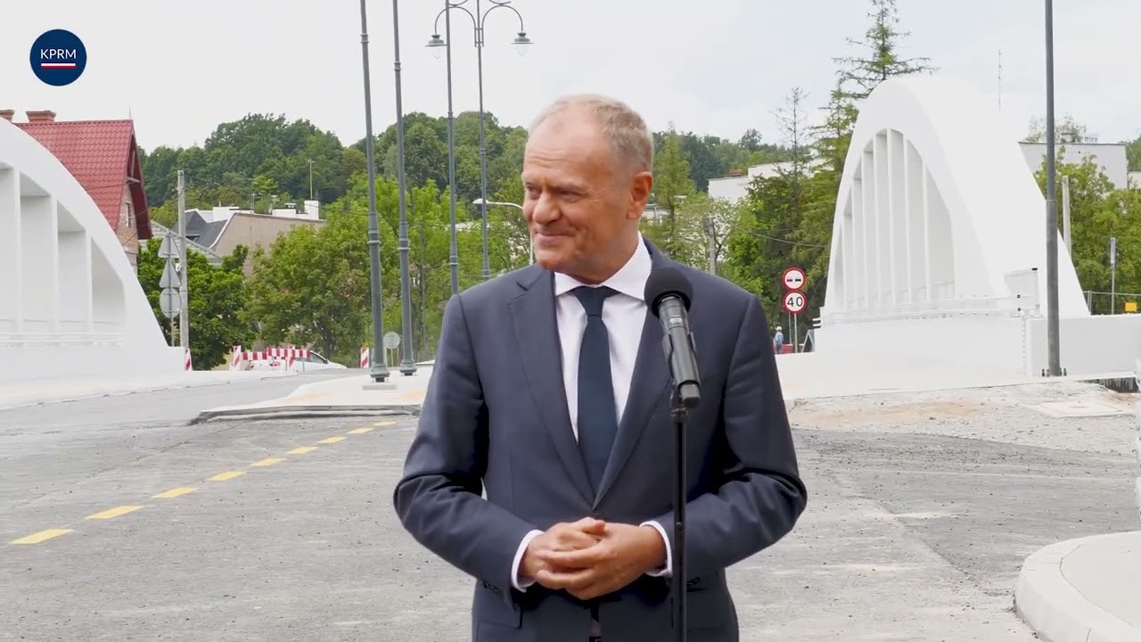 Premier Donald Tusk - Głuchołazy - wypowiedź dla medi&oacute;w