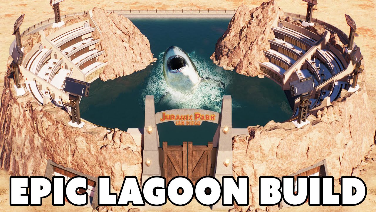 🔲 My Best Modded Lagoon Build In Jurassic World Evolution 2 | SPEED BUILD