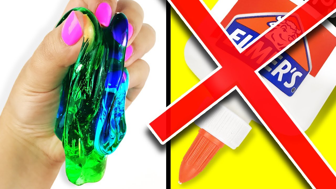 HAZ SLIME CON 1 INGREDIENTE 💦  SIN PEGAMENTO - Recetas FÁCILES!