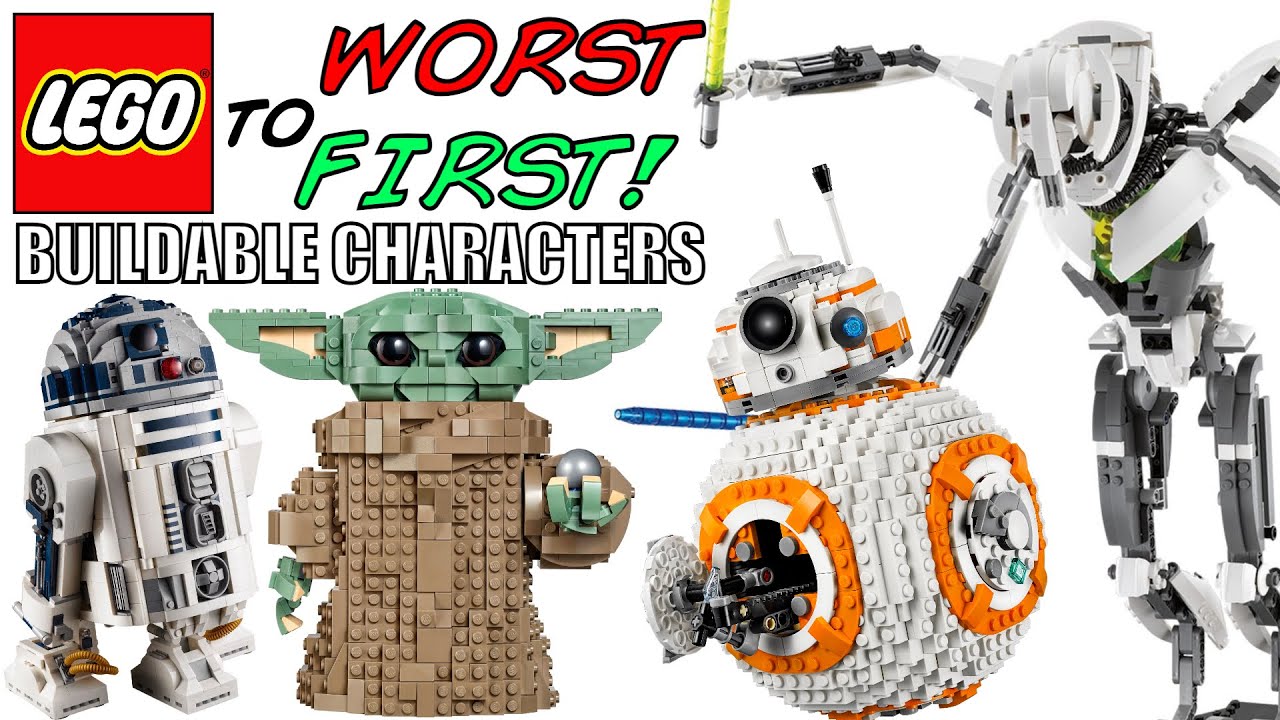 LEGO Worst To First | ALL LEGO Star Wars BUILDABLE CHARACTERS!