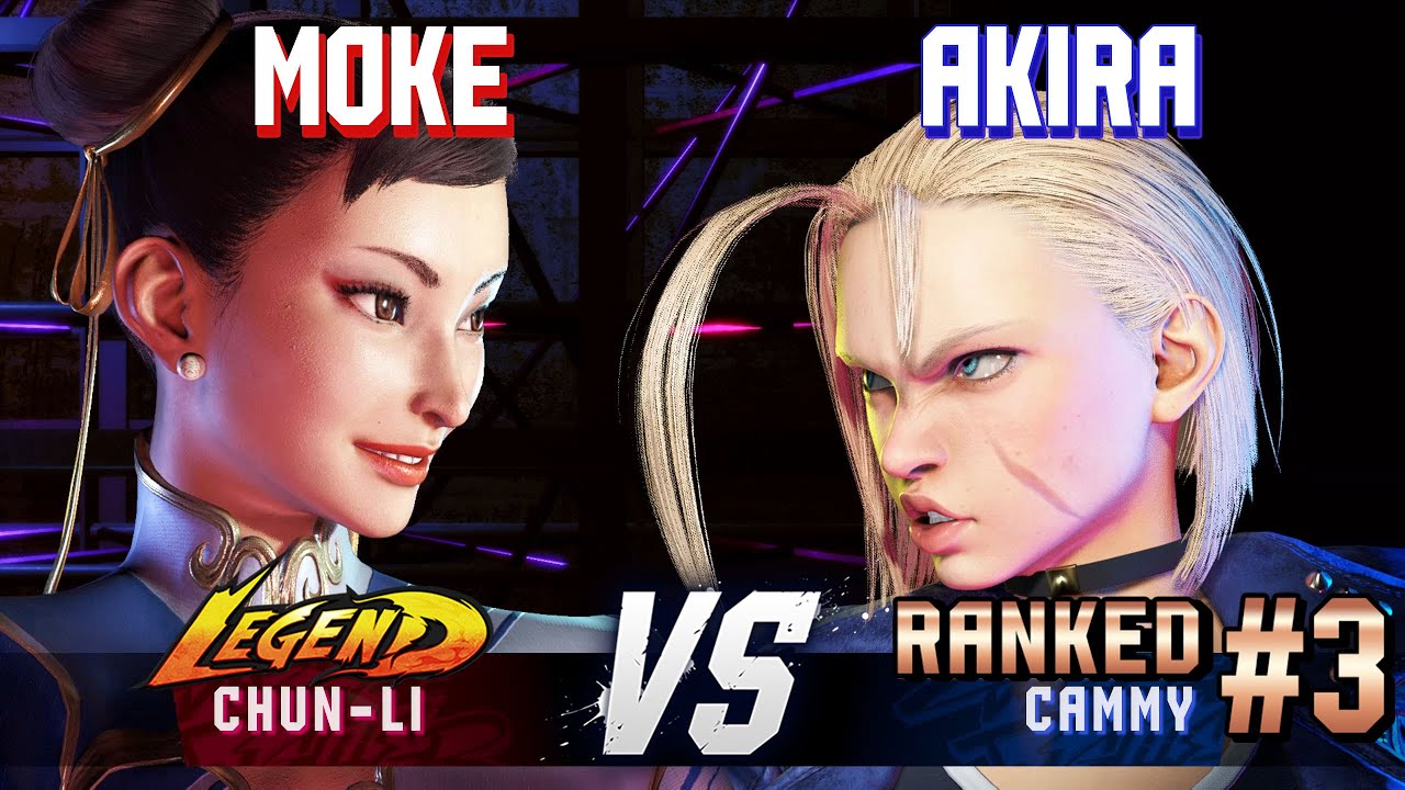 SF6 ▰ MOKE (Chun-Li) vs AKIRA (#3 Ranked Cammy) ▰ High Level Gameplay