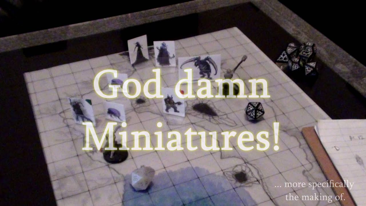 How to make plastic stands for paper miniatures