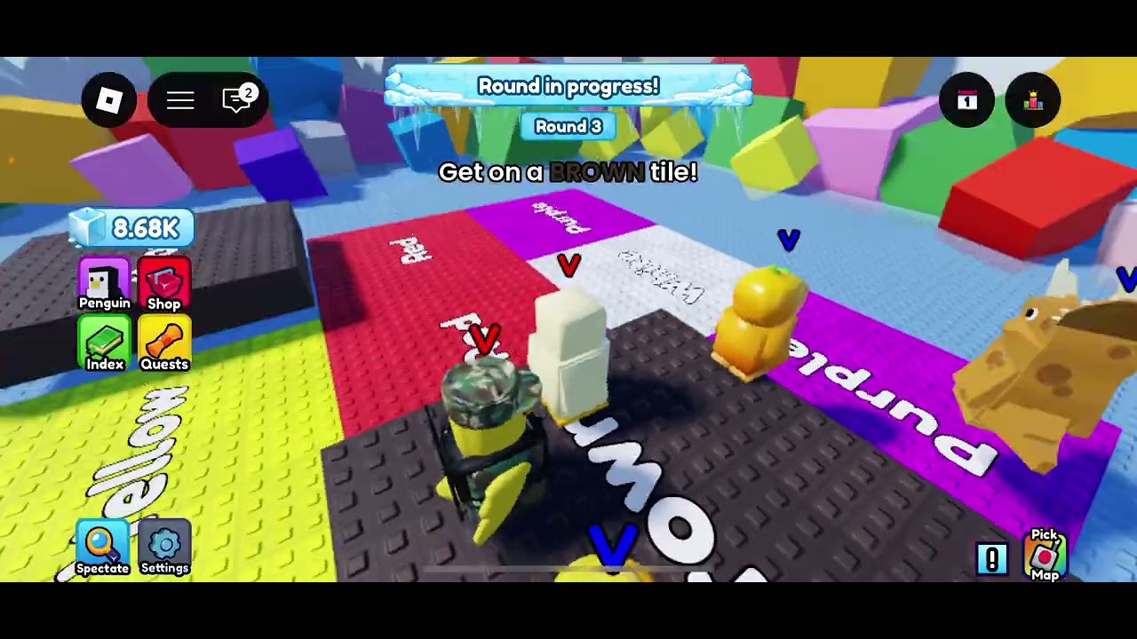Last player standing in Roblox Knockout!!!