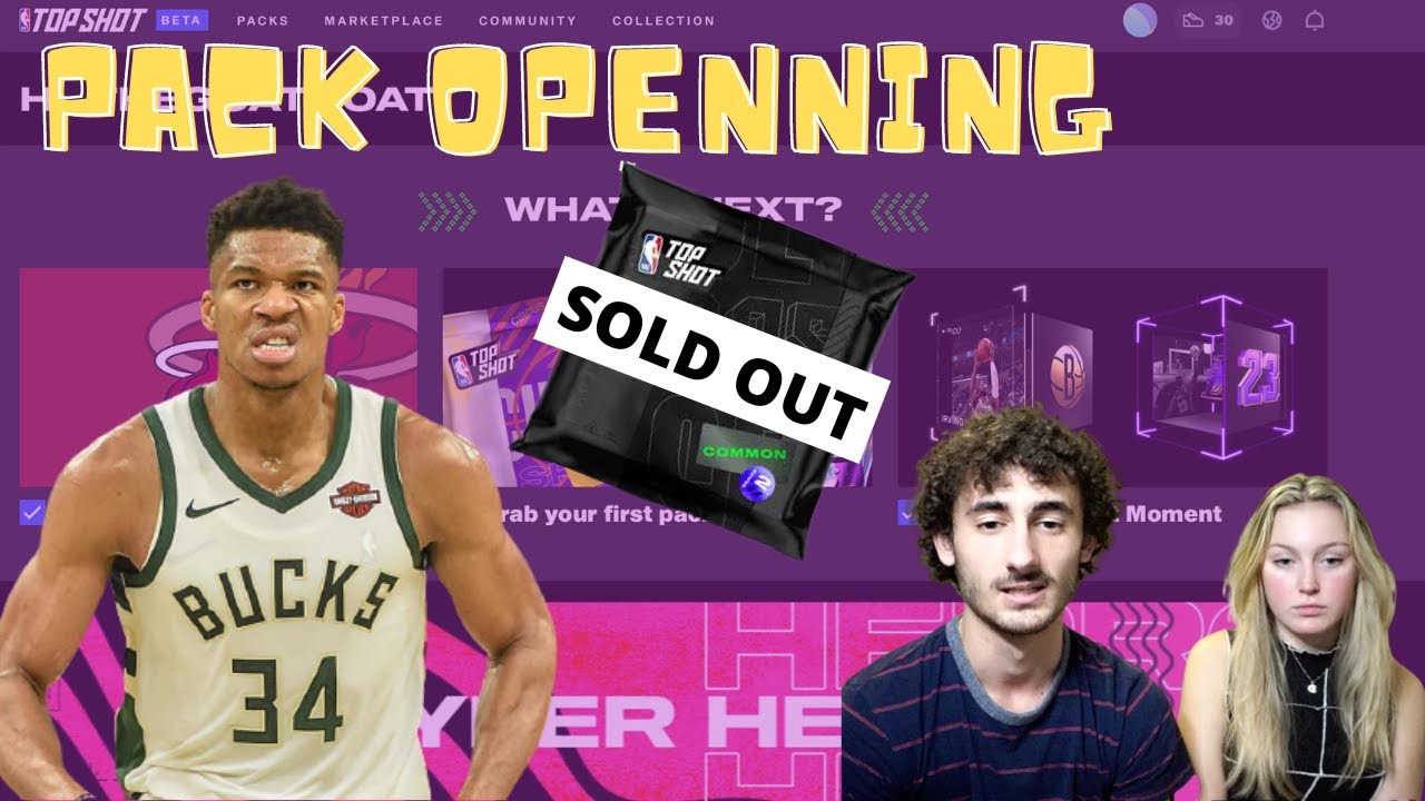 GIANNIS PULL 🔥 | NBA TOP SHOT | RELEASE 12 PACKS | WITH A FEMALE ??