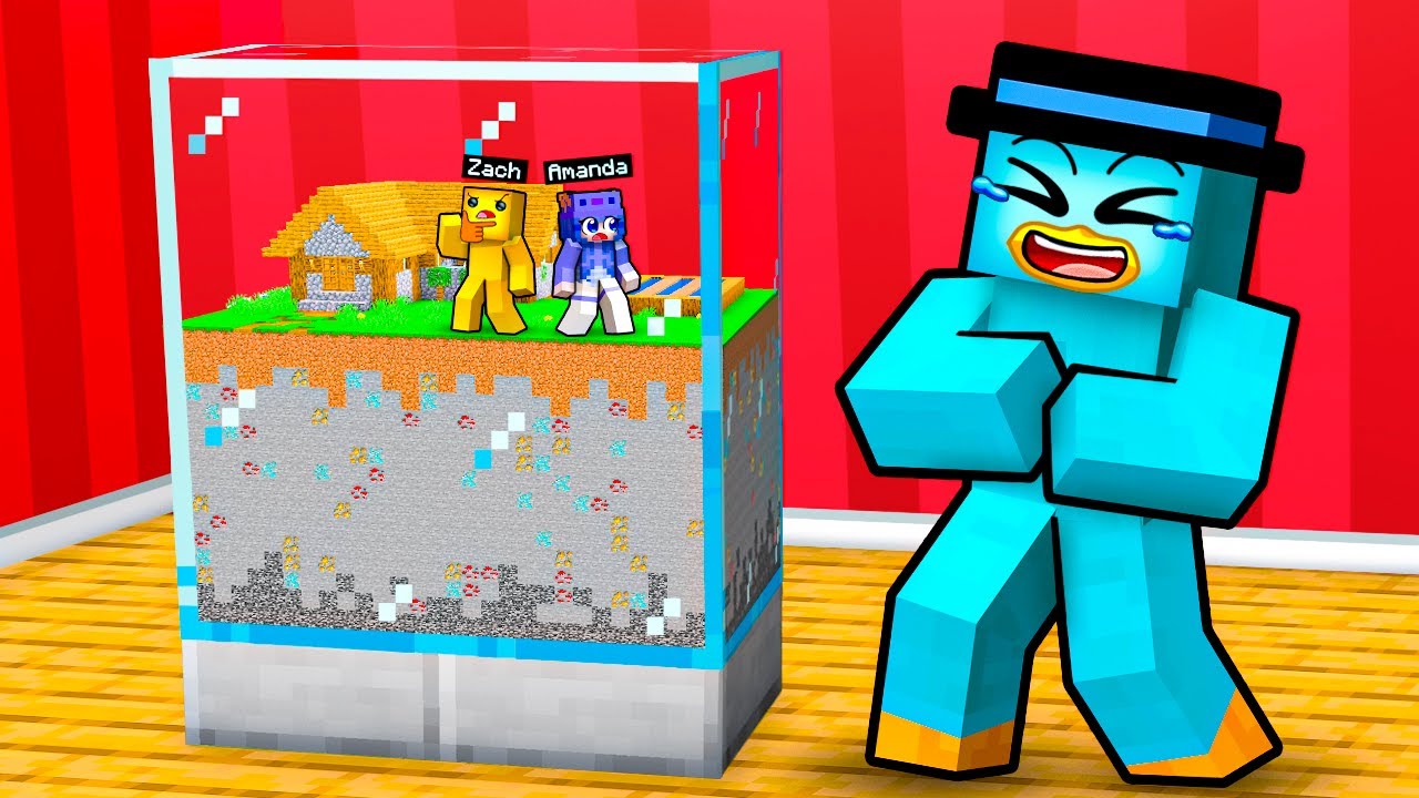 Atrapé a Mis Amigos en un Mundo ENANO de Minecraft!
