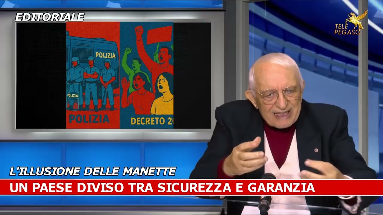 EDITORIALE del 6/02/26 L'ILLUSIONE DELLE MANETTE - UN PAESE DIVISO TRA SICUREZZA E GARANZIA