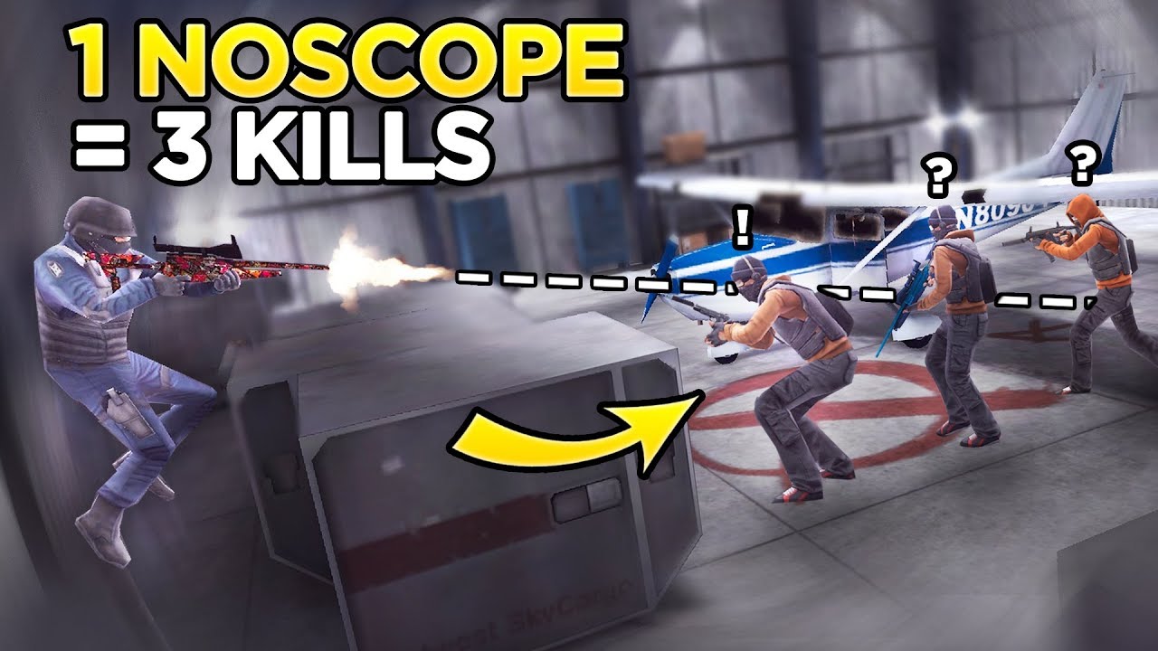 INSANE NOSCOPE, 1 SHOT VS 3! Critical Ops Best Moments! C-OPS