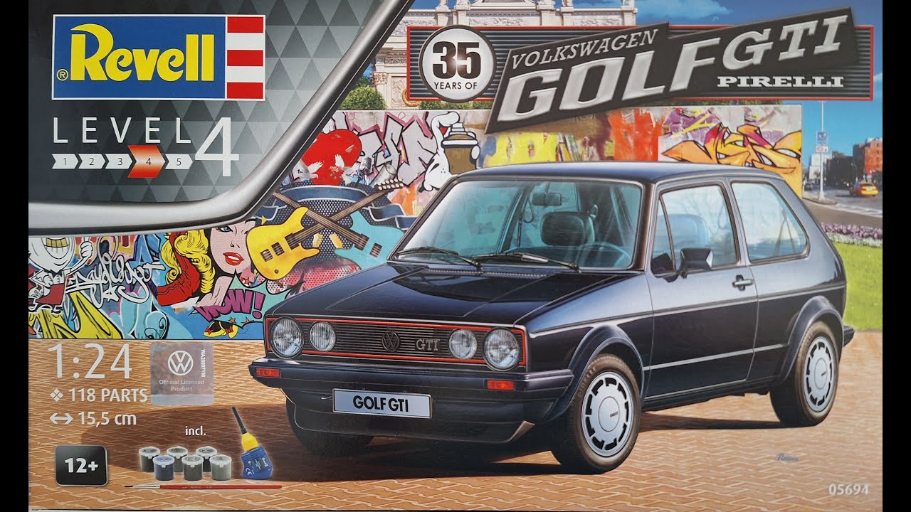 VW Golf GTi Pirelli Revell 1/24 Part-1
