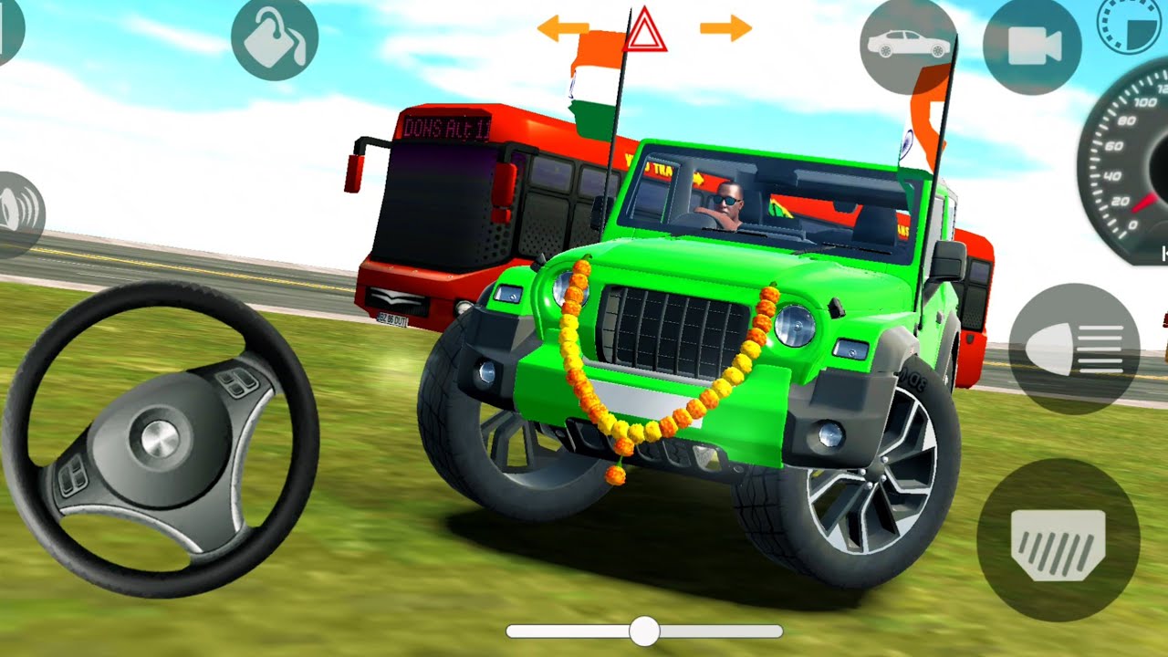 Dollar Song Modified Mahinder With 🤍Thar😈 || Indian Car Simulator 3D || Android GamePlay part 18✔️