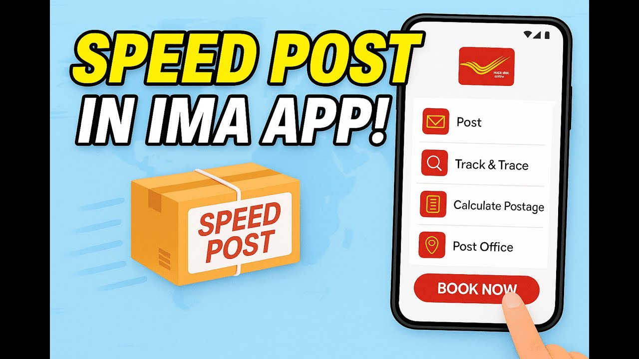 How to Book Speed Post in IMA IT 2.0 App