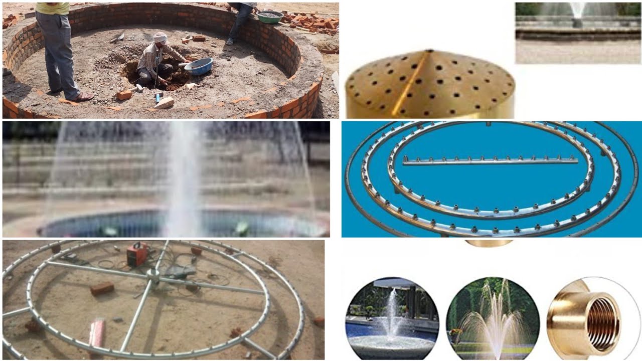 Water Fountain kese Banaye।। पानी के फुआरे की नोजैल कहां से खरीदे।। और पाईप का साईज कौन सा खरीदे।।