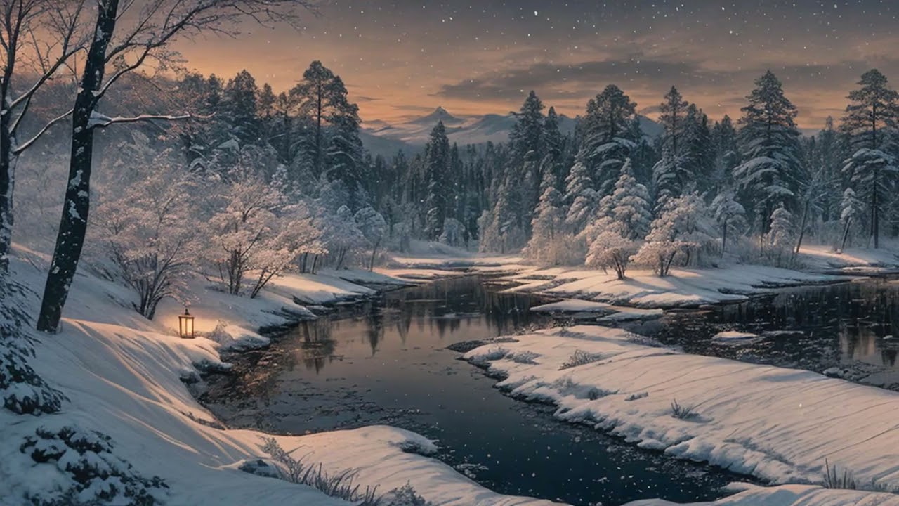 Cozy Winter Rain: Gentle Lofi Sleep Sounds