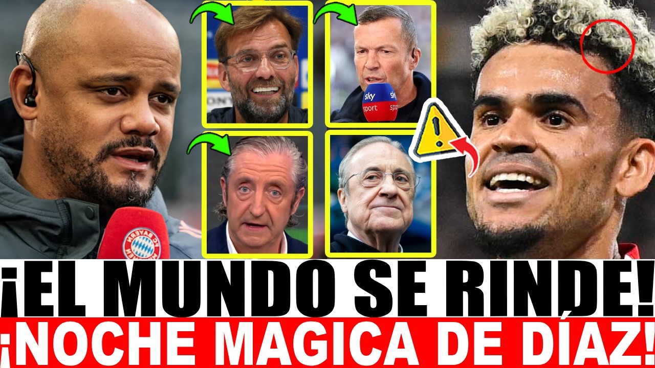 PRENSA MUNDIAL SE RINDE ante Luis Díaz tras su EXHIBICIÓN con el Bayern: “¡ES UN ANIMAL!”