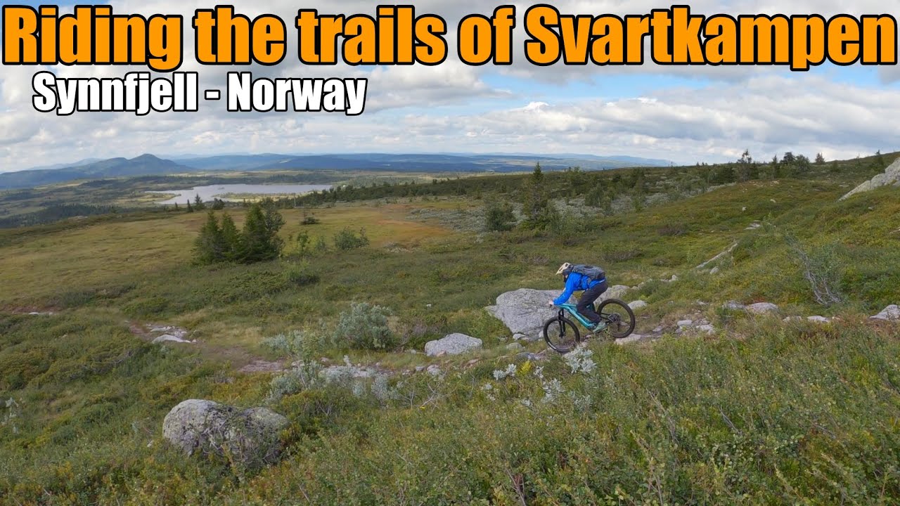 Riding the trails of Svartkampen and Synnfjell on an emtb