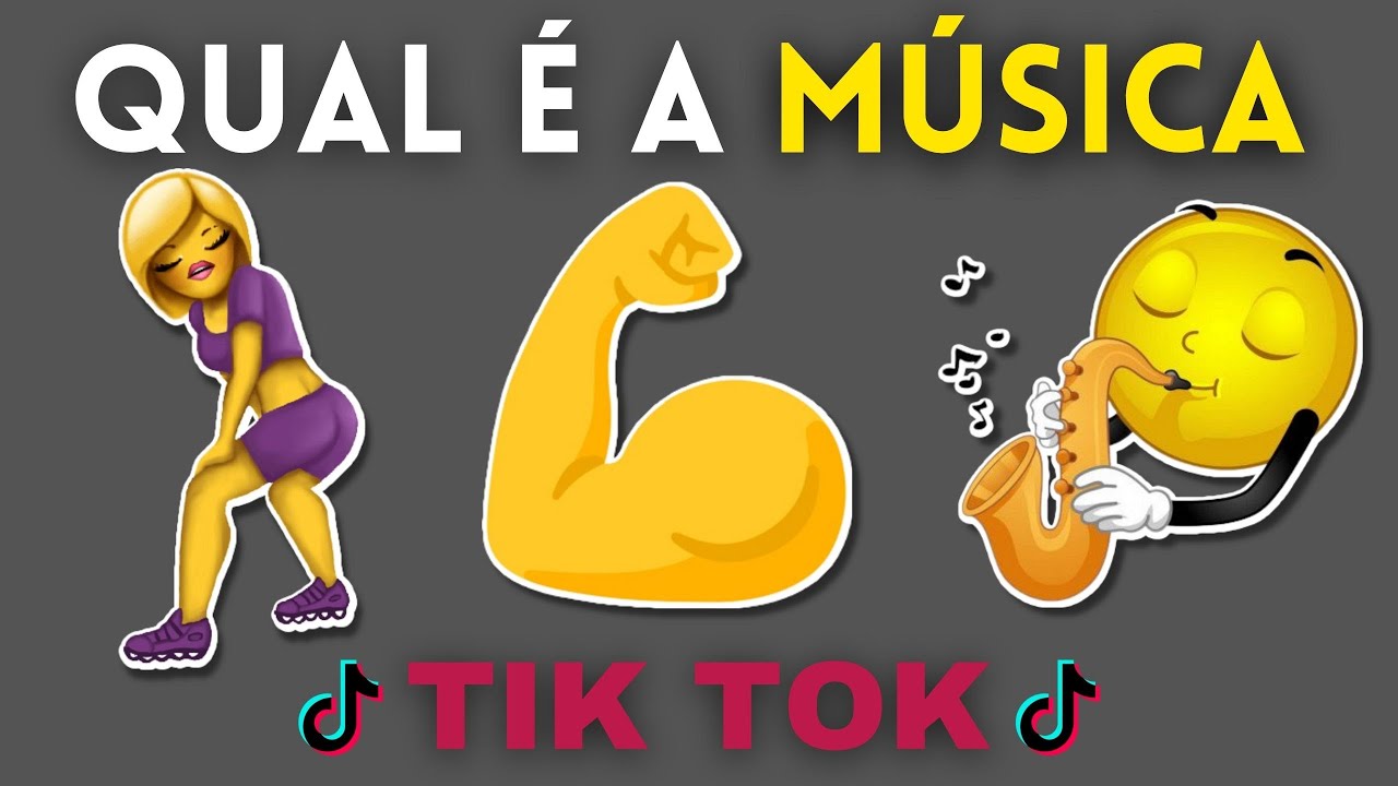 ADIVINHE A MÚSICA DO TIK TOK COM EMOJIS - DESAFIO MUSICAL #36