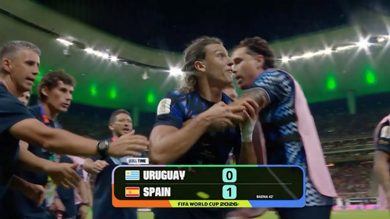 Uruguay vs Spain 0-1 Highlights, Uruguay vs Espa&ntilde;a Resumen del Partido, FIFA World Cup 2026