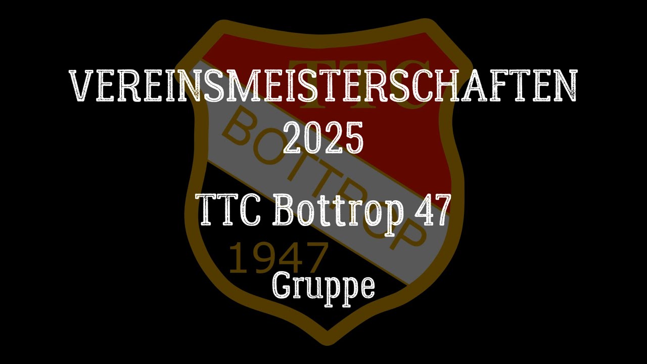 TTC Bottrop 47 | Vereinsmeisterschaften 2025 | Gruppenphase | Michael Sudau vs Klaus Goldbeck