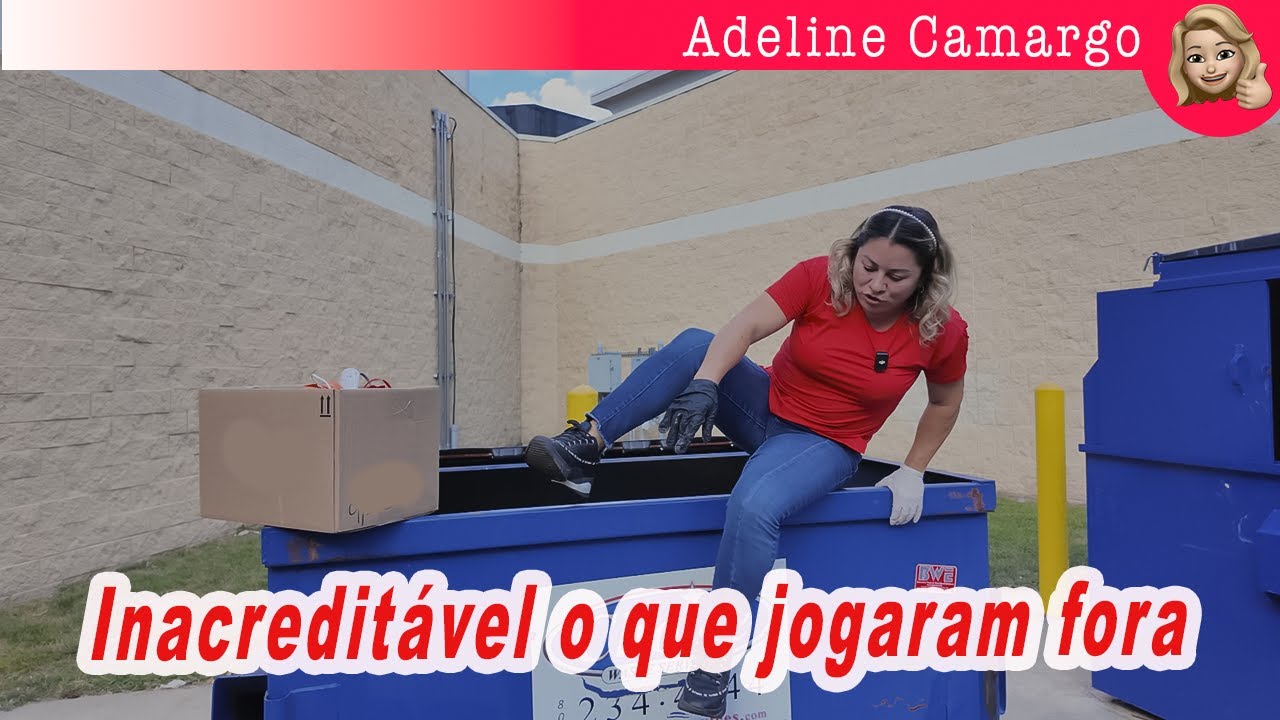 Dumpster diving: Por que será que jogaram fora, tá praticamente novo