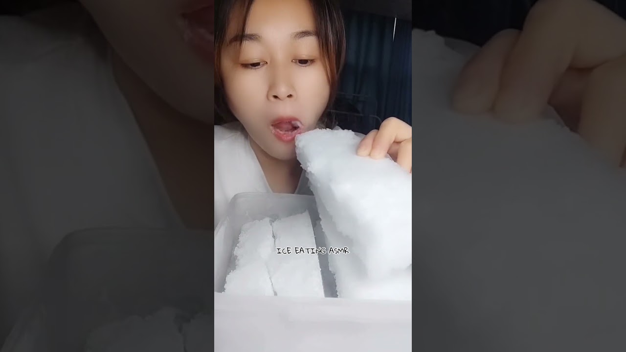 [ASMR] FREEZER FROST ICE EATING & J&Iacute;D&Aacute;N&Iacute; LEDU & ICE MUKBANG & ISSPISING 3
