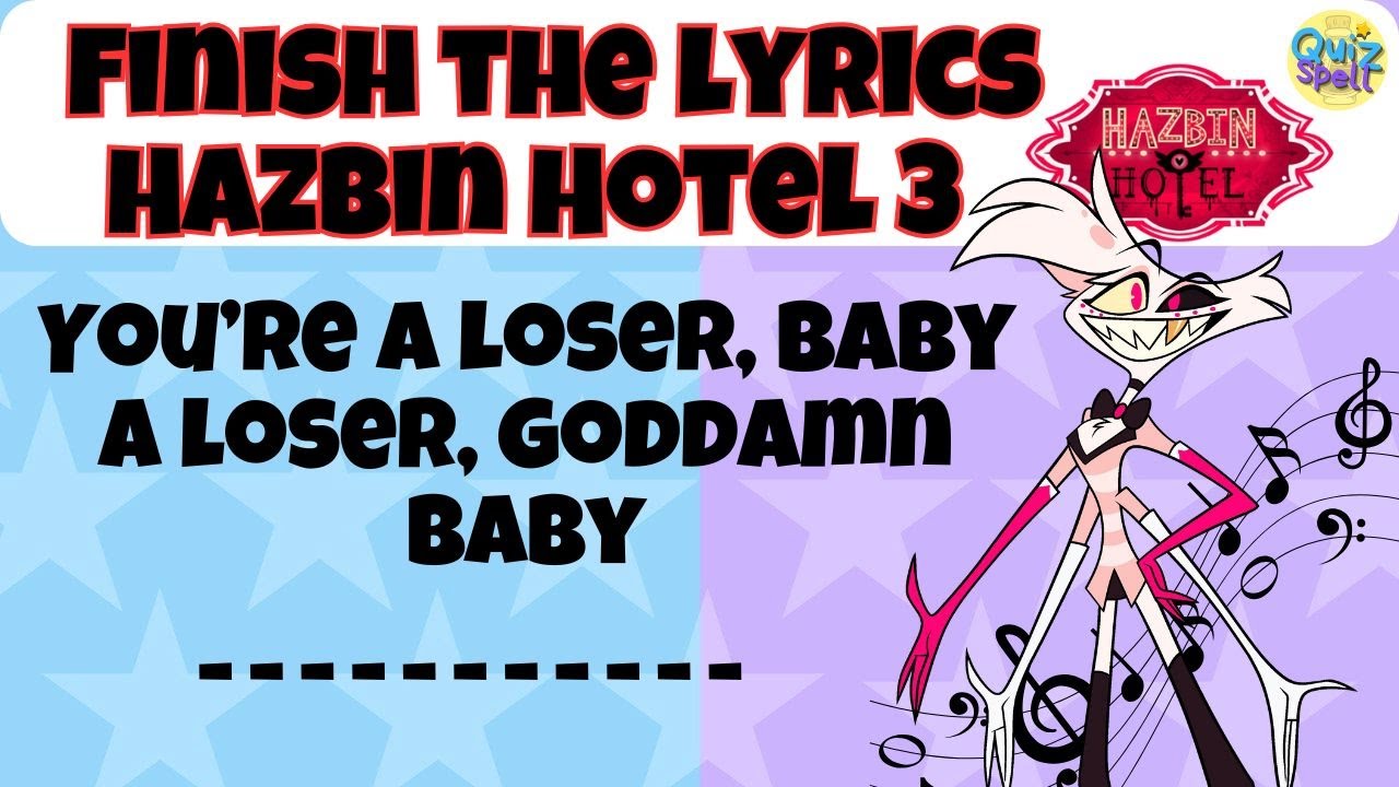 🔮Завершите текст песни Hazbin Hotel 3 🎵 Викторина