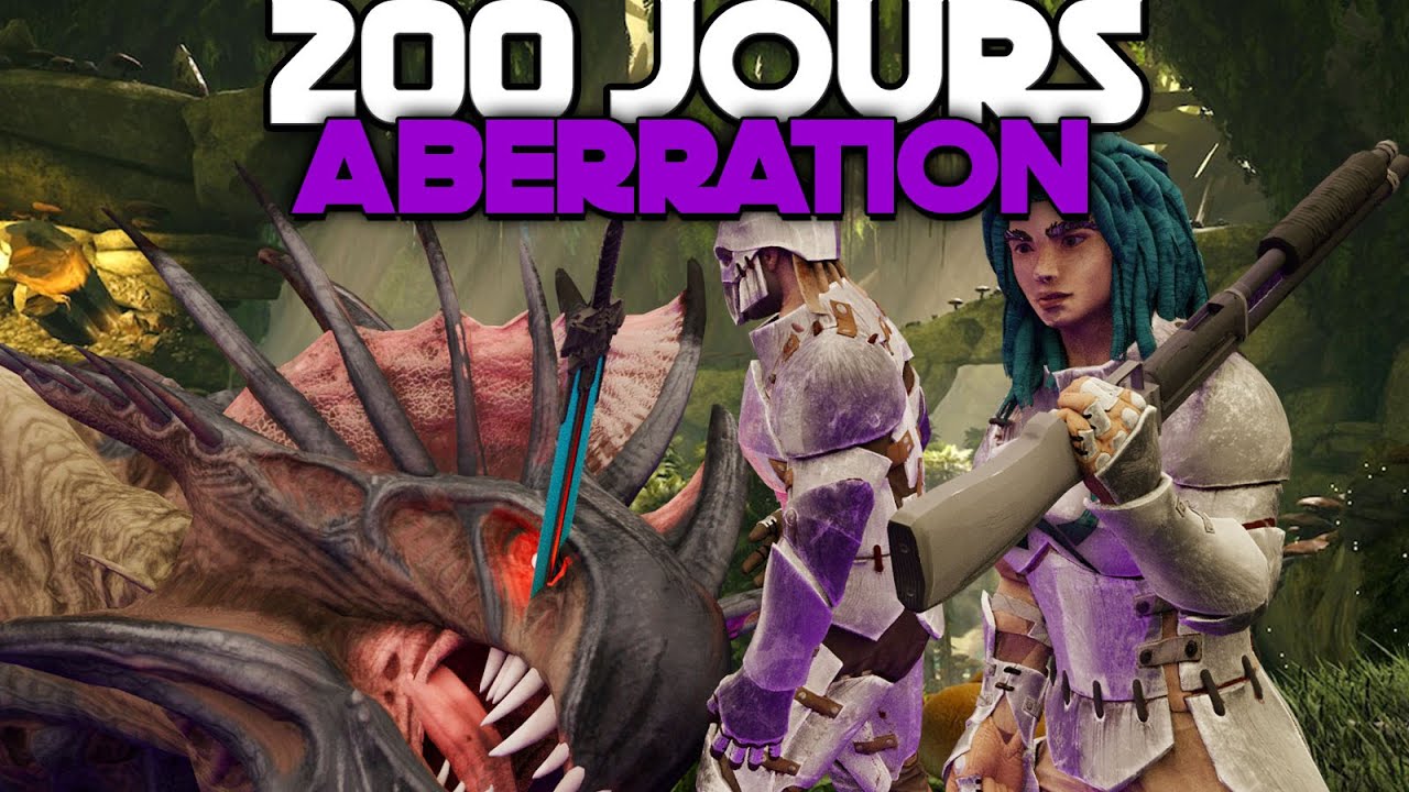 Survivre 200 jours sur Aberration en PVP ARK ☠️