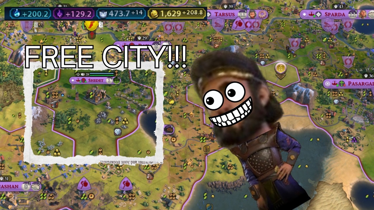 A FREE CITY!! | Civ 6 Persia Ep.5