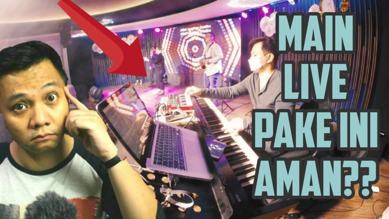 Main Keyboard Live Band dengan MIDI Controller Akai MPK Mini Mk2