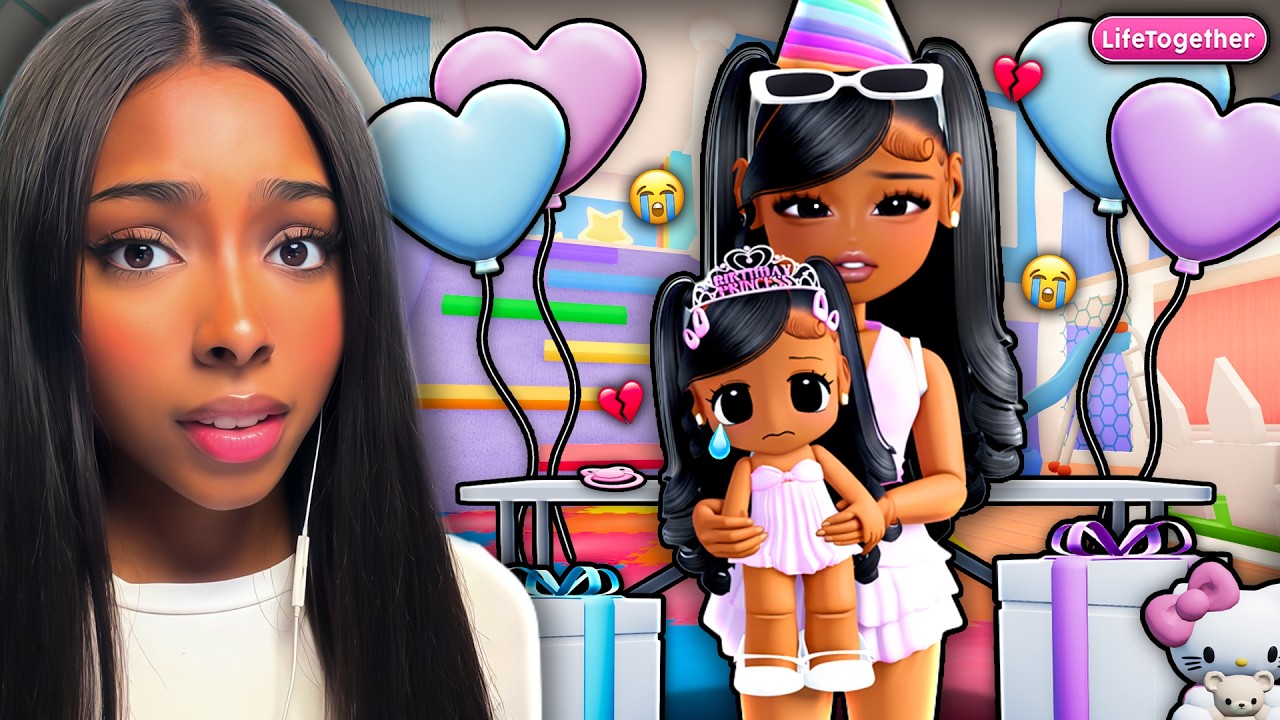 NOBODY CAME TO MY DAUGHTERS BIRTHDAY PARTY 😭 (Roblox Snapchat)