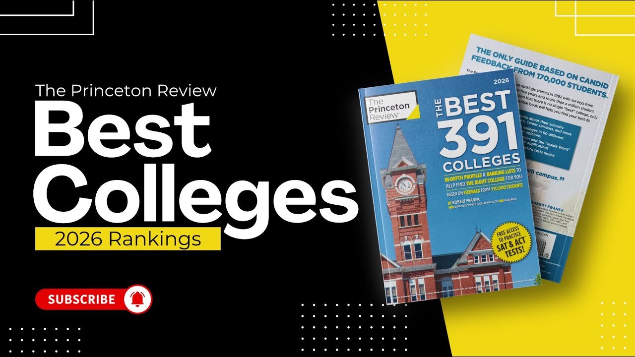 Best Colleges 2026 Rankings REVEALED! | The Princeton Review