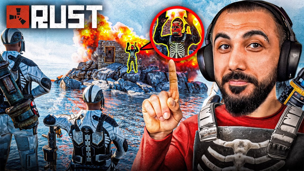 RUST SUNUCUSUNUN TAMAMINA HÜKMETTİK! HERKESE RAID ATTIK! | Barış Can