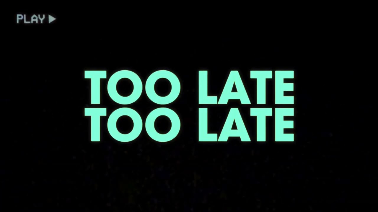 Reeve Stimpson - Too Late? (Official Lyric Video)