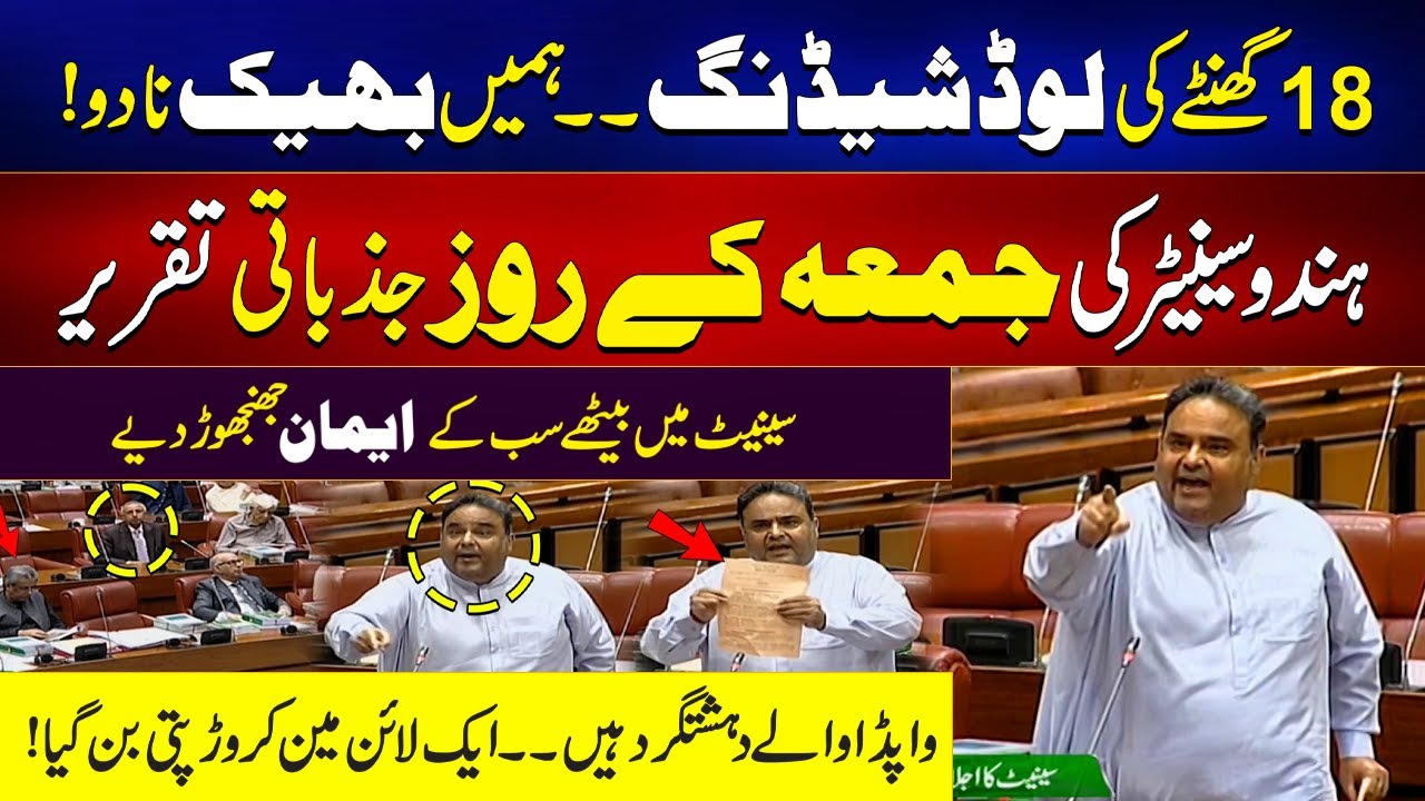 Hindu Senator Danesh Kumar Fiery speech in Parliament | City 41