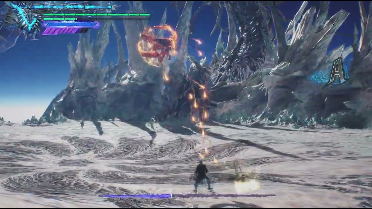 Devil May Cry 5 Vergil Beating Dante 18