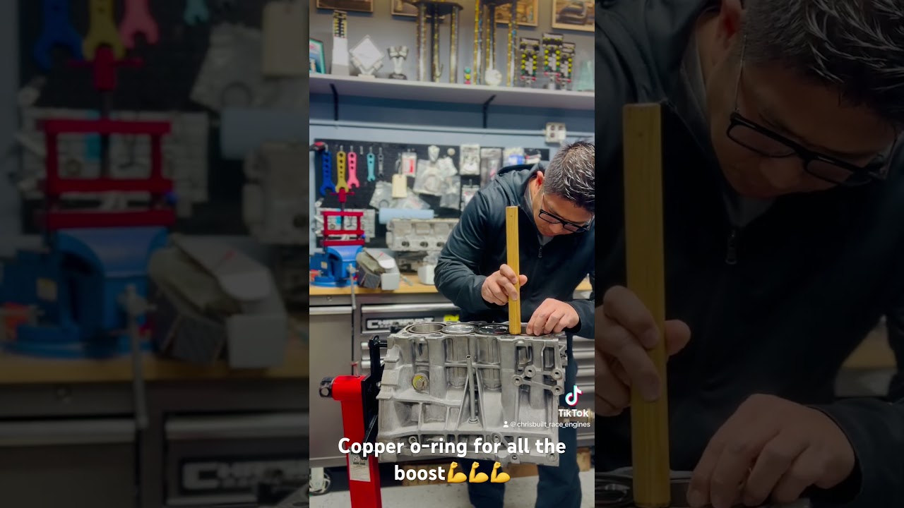 Boosted B-Series engine Cooper O-Ring installation
