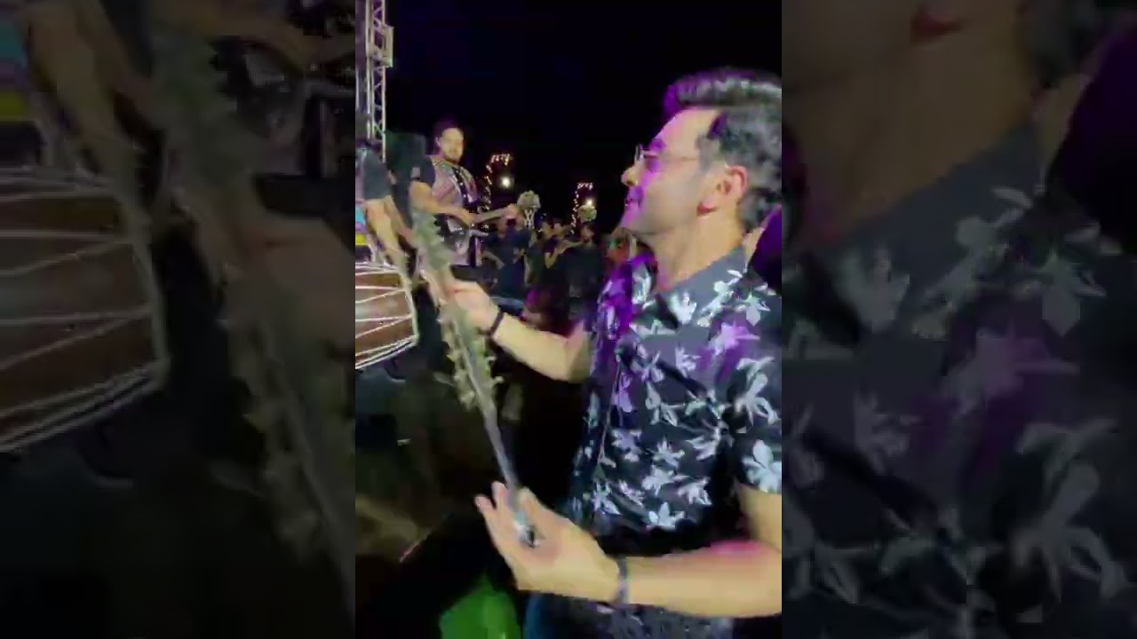 Nouman ijaz Faisal Qureshi  moves on arif lohar performance at khabba restaurant by Nouman Masood