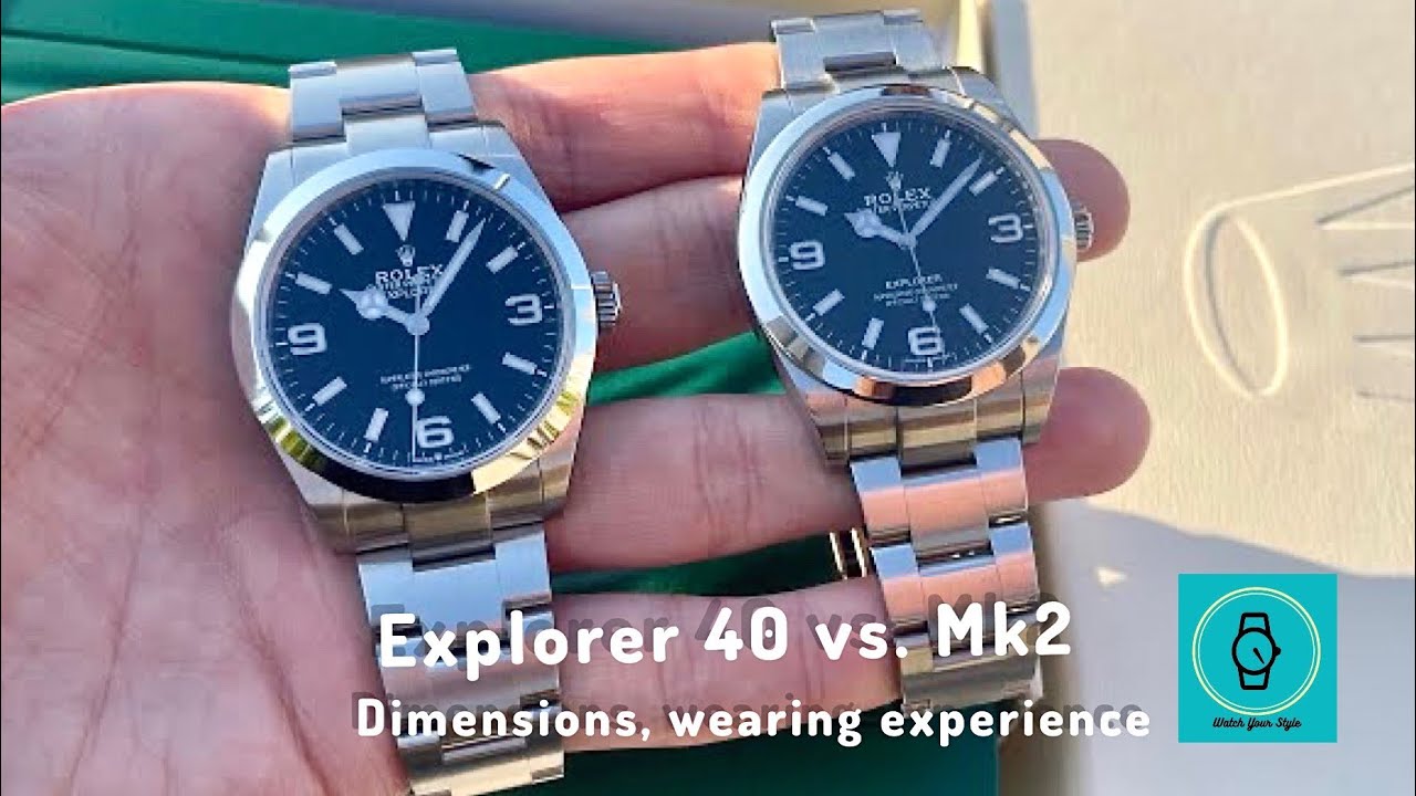 Explorer 40 против Mk2 (и 124270)