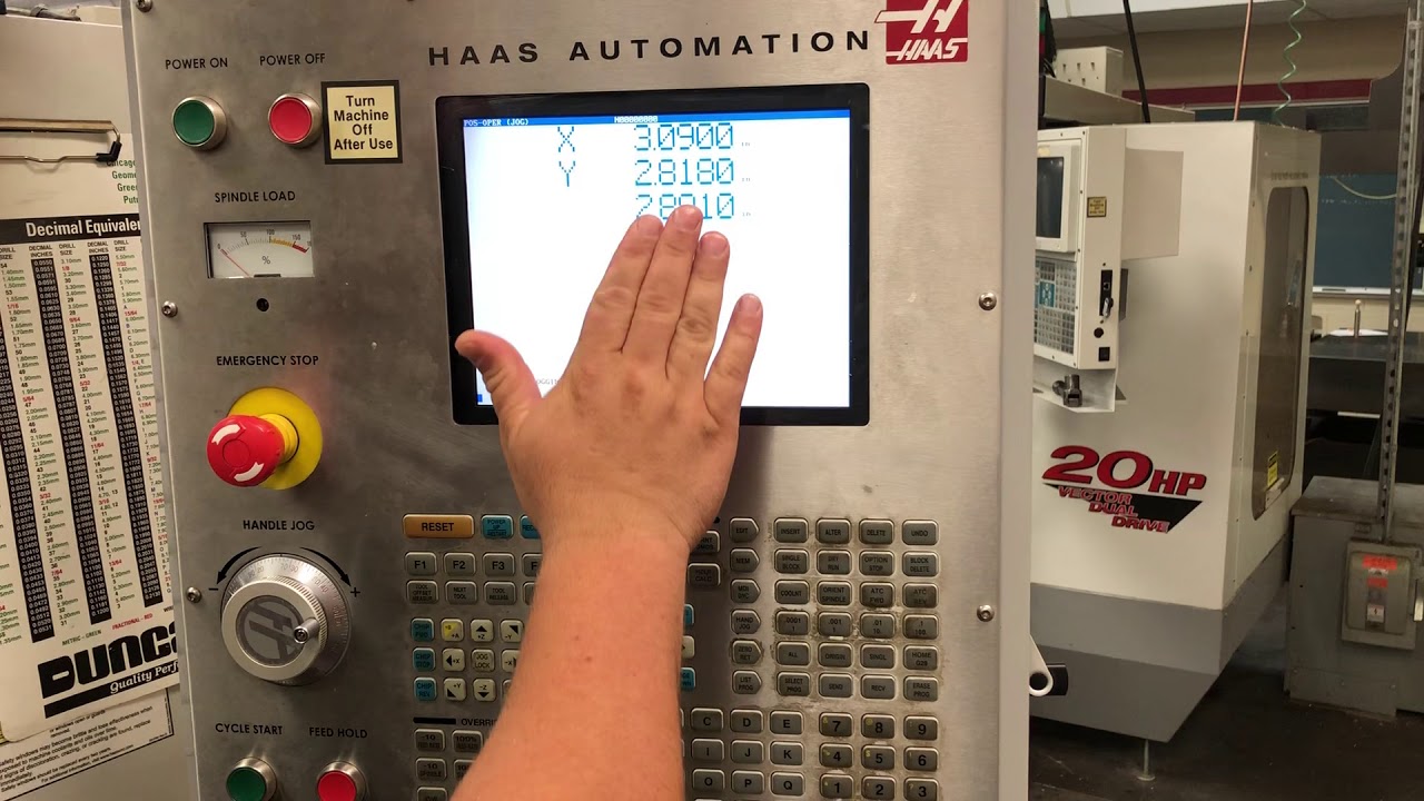 Hass vf1 mill setup part 2