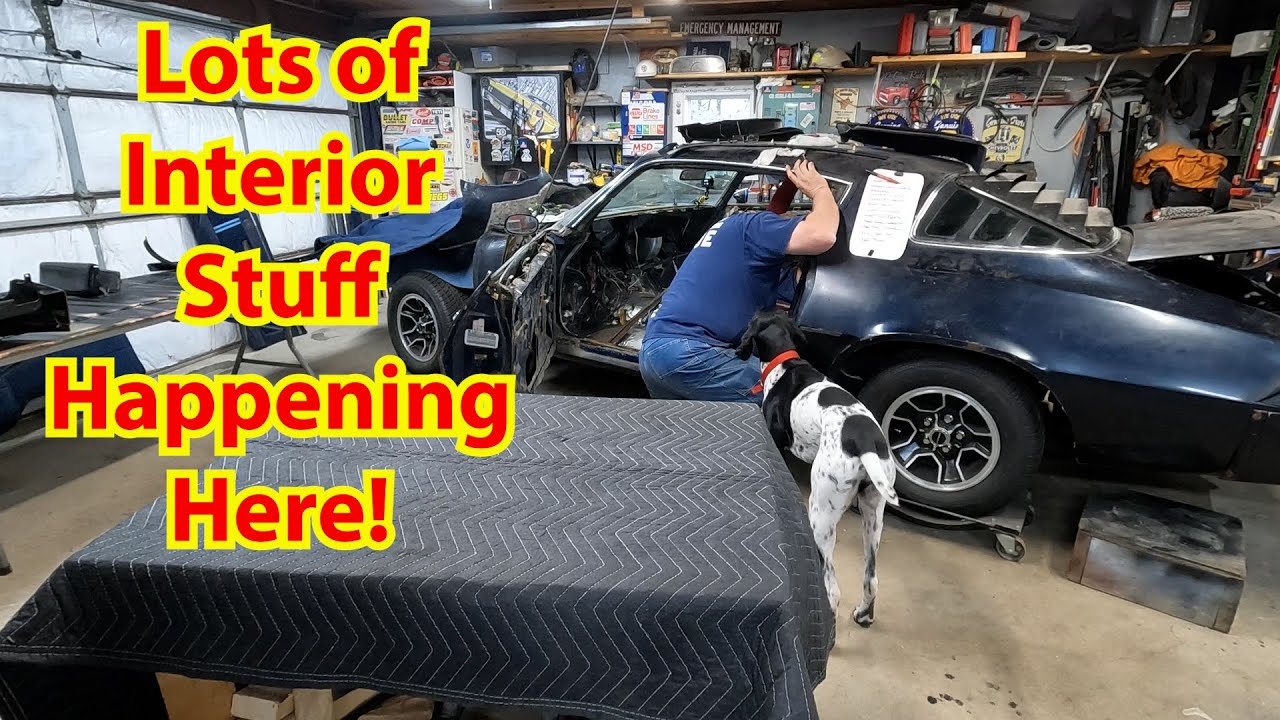 Work continues on the interior of the 1980 Camaro as we try to get several things done.
