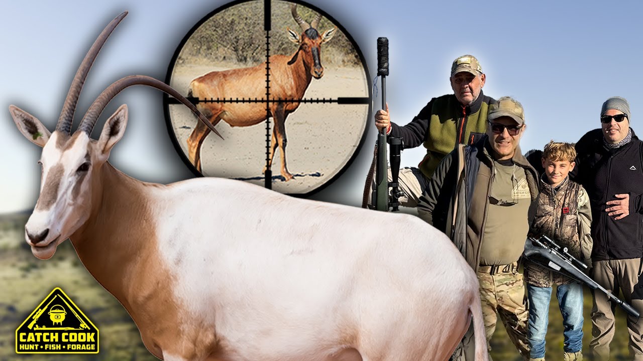 We Took on the WILD KAROO! Hartebeest, Blesbok & RARE Scimitar Oryx | Catch Cook