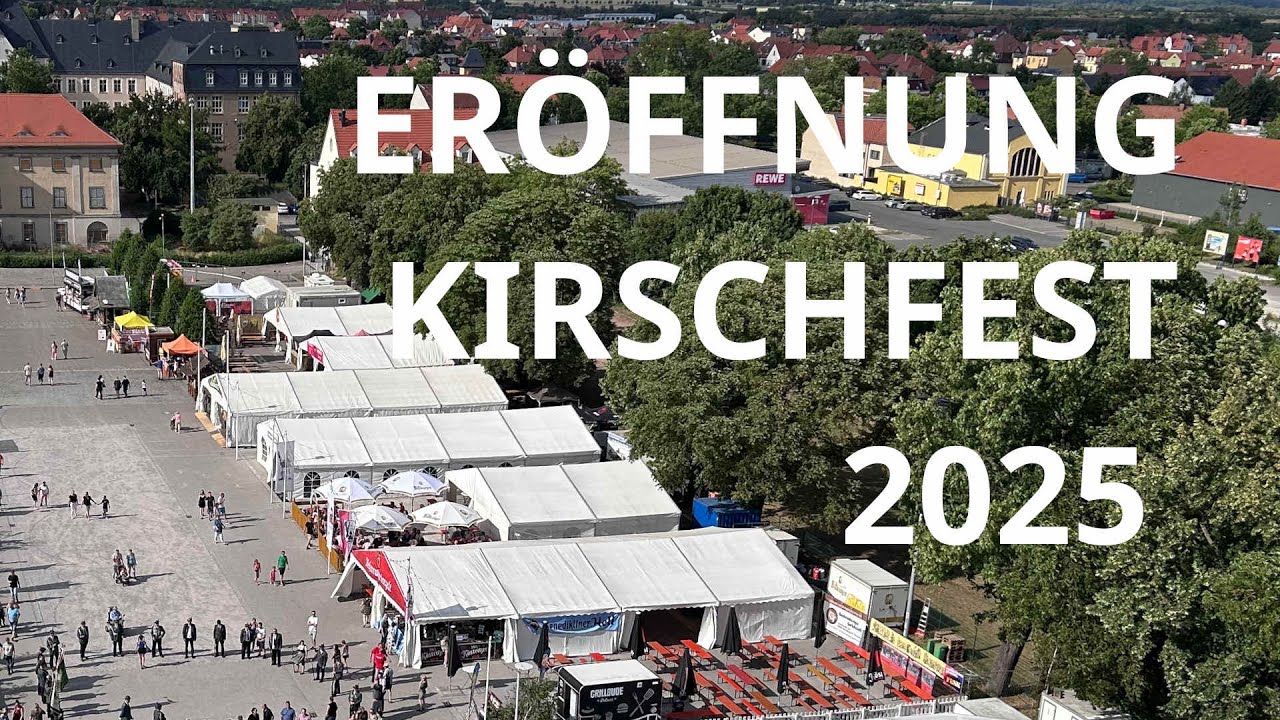 Eröffnung des Naumburger Kirschfest 2025.