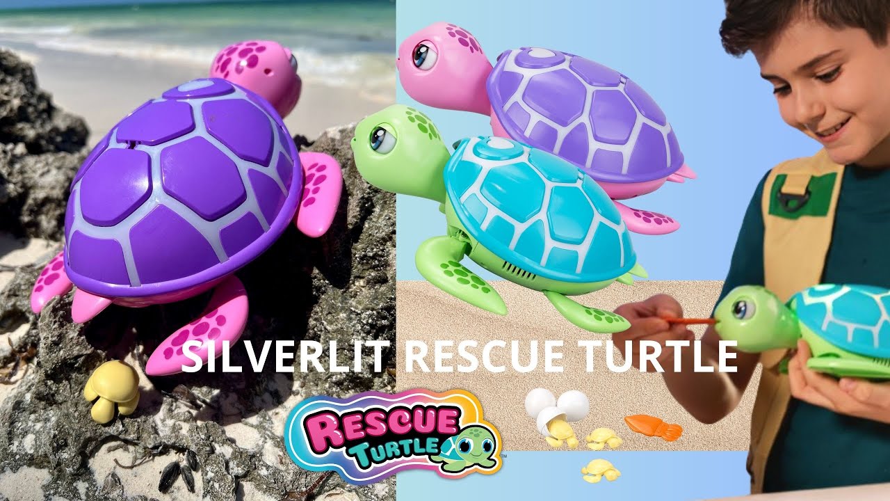 Silverlit Rescue Turtle toy - interaktiv sk&ouml;ldpadda f&ouml;r barn