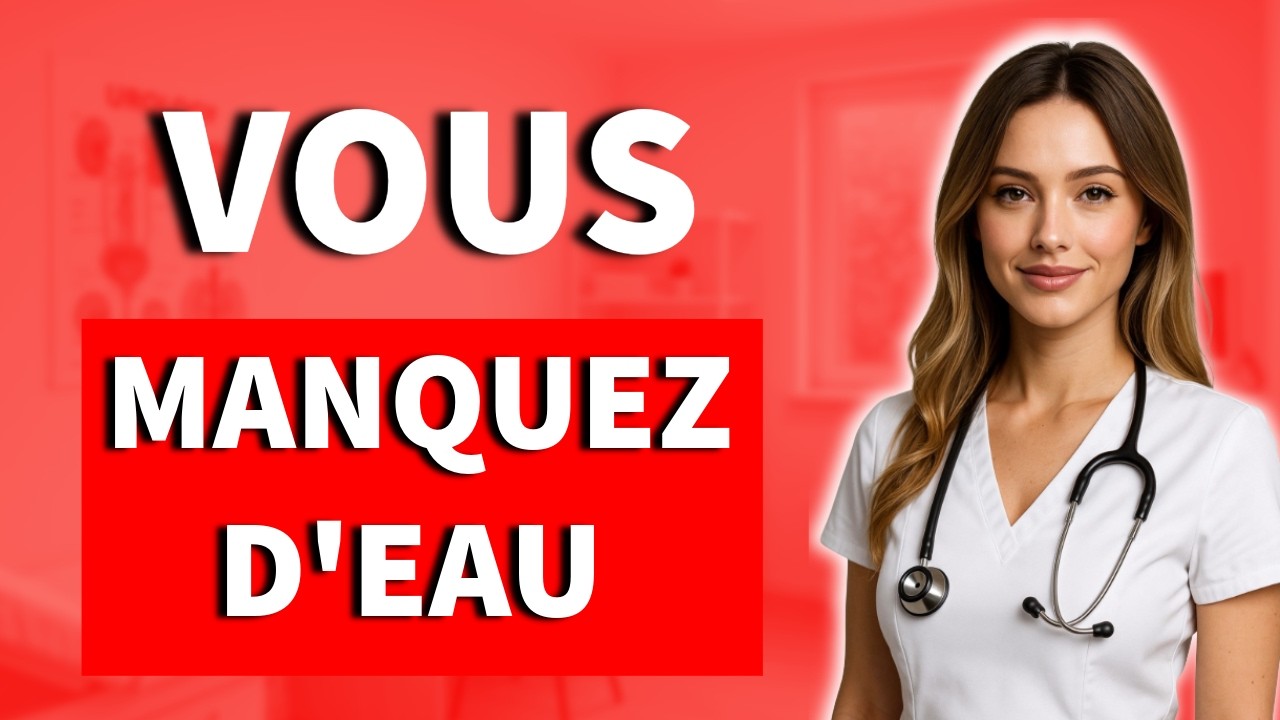 5 signes que votre corps manque d’eau.