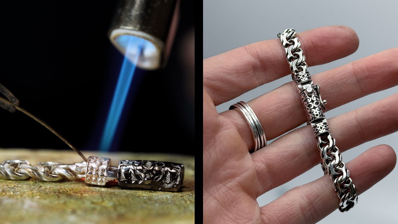 Crafting a Handmade Silver Bracelet | 1800s Jewelry Making Techniques