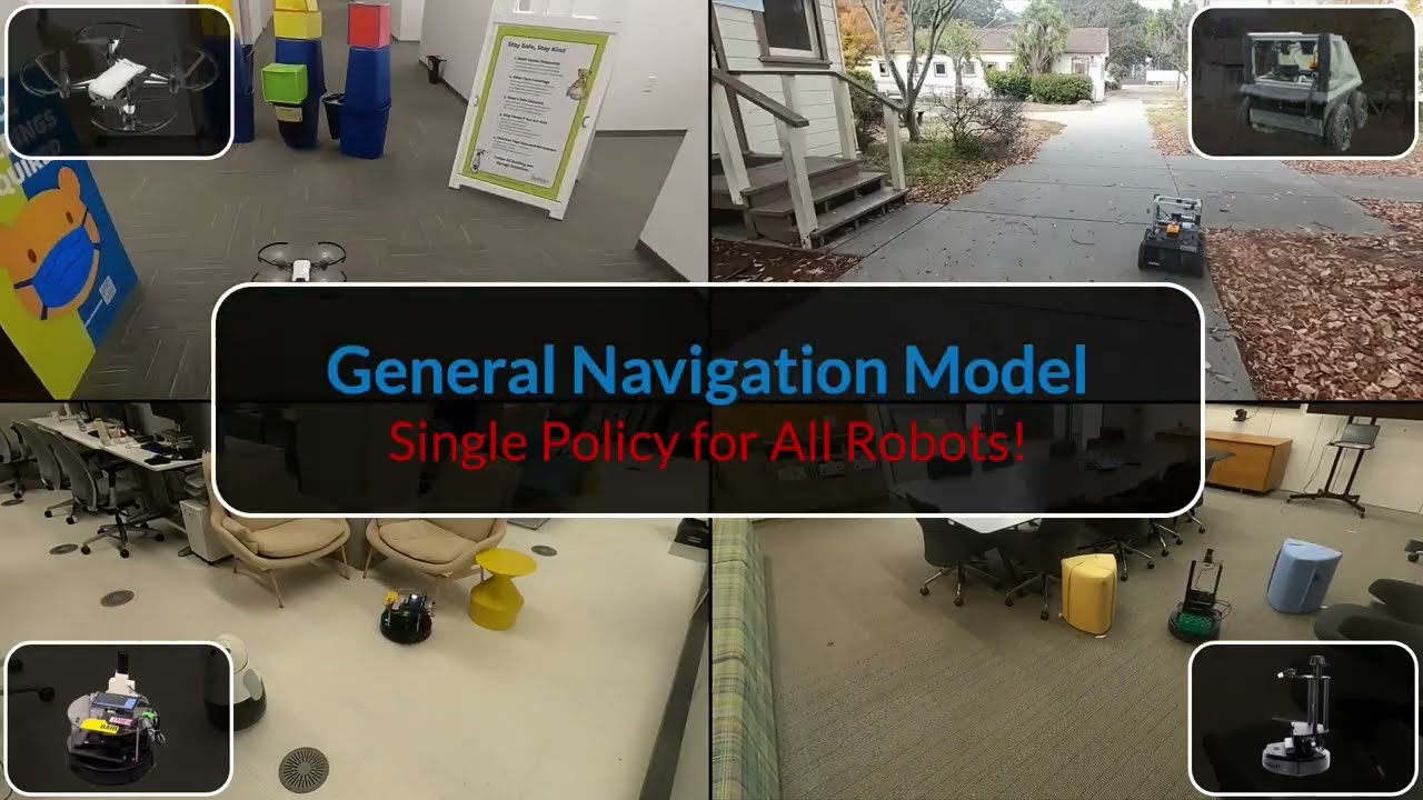 GNM: A General Navigation Model to Drive Any Robot (Summary Video)