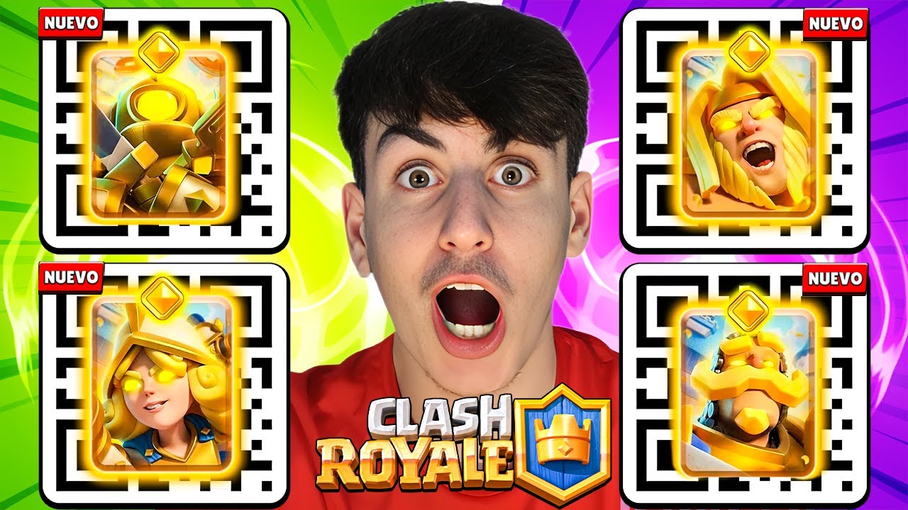 HEROES GRATIS!!! Con CODIGO QR Oficial de Clash Royale? Desmintiendo codigos.