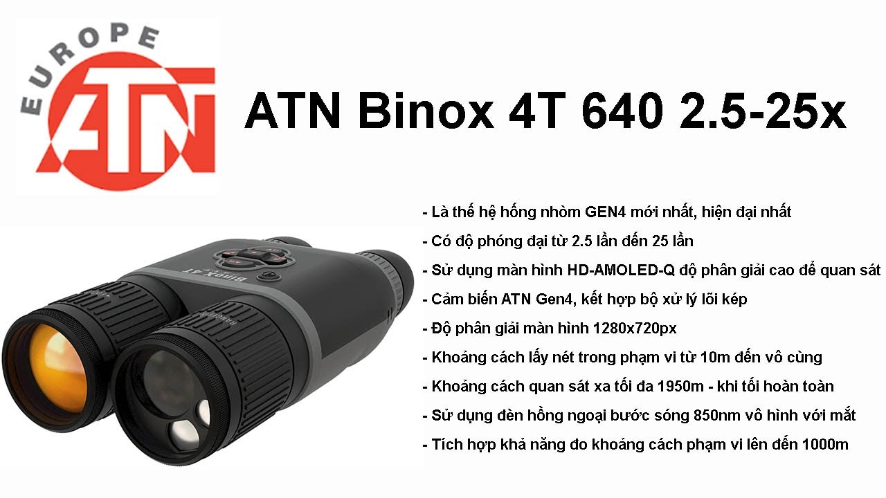 ATN BINOX 4T &ndash; Ống Nh&ograve;m Nhiệt Đẳng Cấp Qu&acirc;n Sự! Trải Nghiệm Thực Tế Ban Đ&ecirc;m