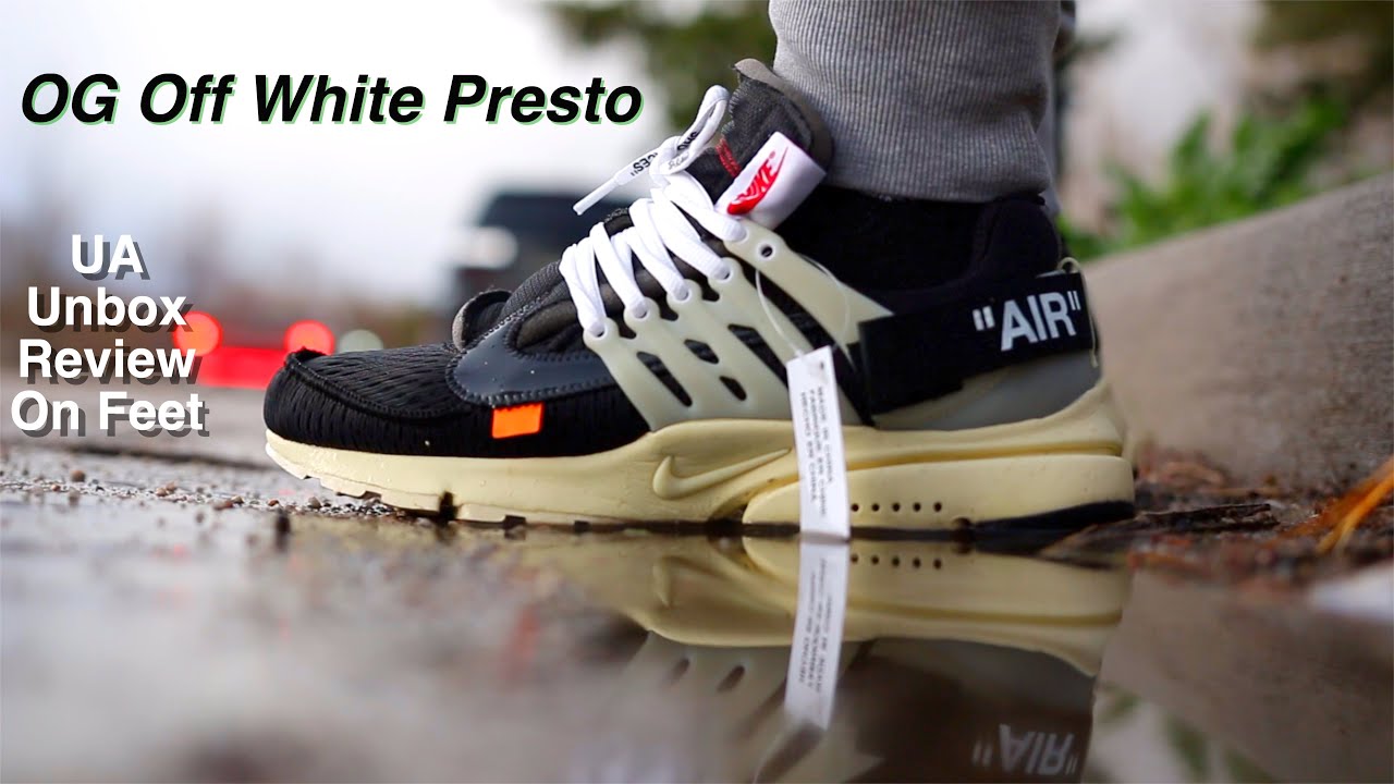 (Gifted) Off-White OG Presto Unboxing Review and On feet 2020