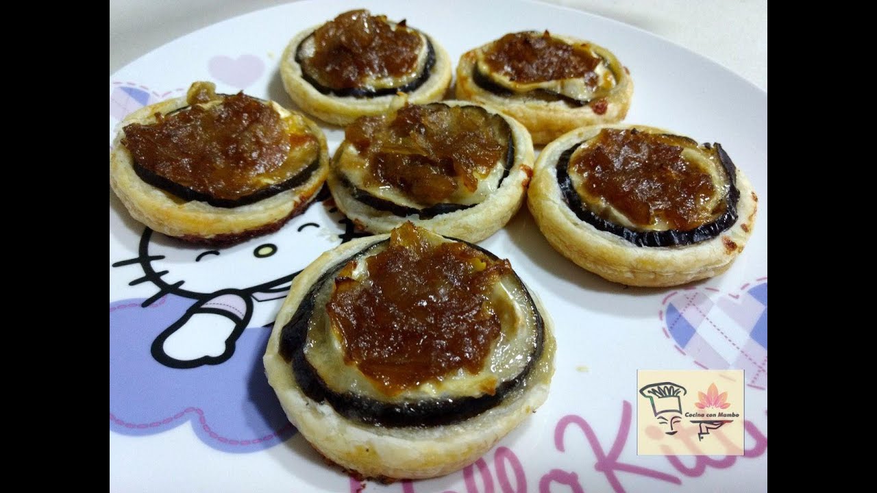 RECETA MAMBO, Berenjenas al Vapor con Queso de Cabra, Cebolla Caramelizadas. Robot de cocina Cecotec