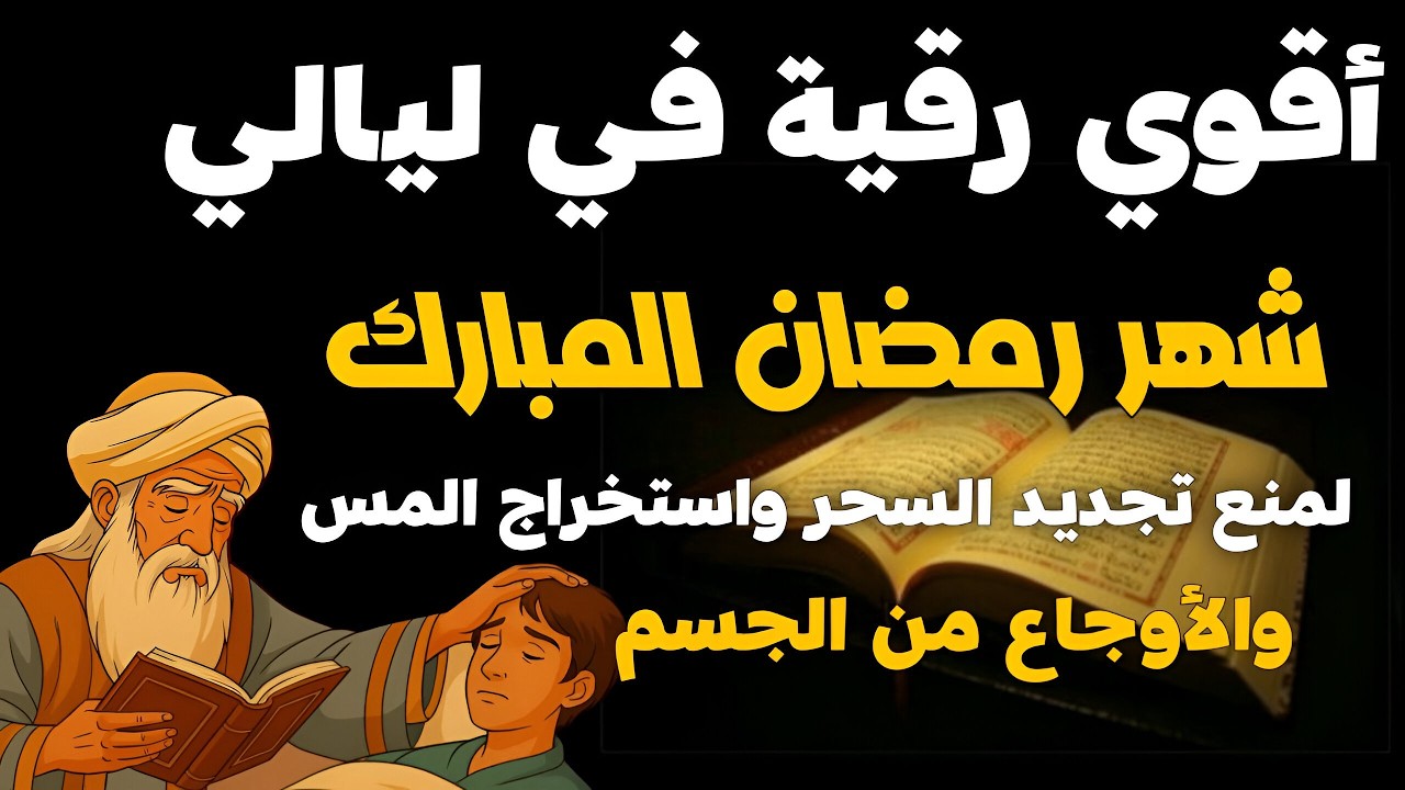 أقوي رقية في ليالي شهر رمضان لمنع تجديد الأسحار ورد السحر على الساحر واستخراج المس والعوارض والأوجاع